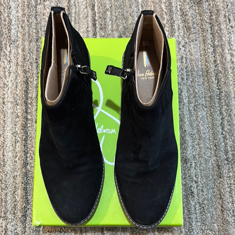 Sam Edelman Black Ankle Boots